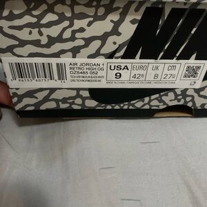 Jordan 1 Retro OG white Cement